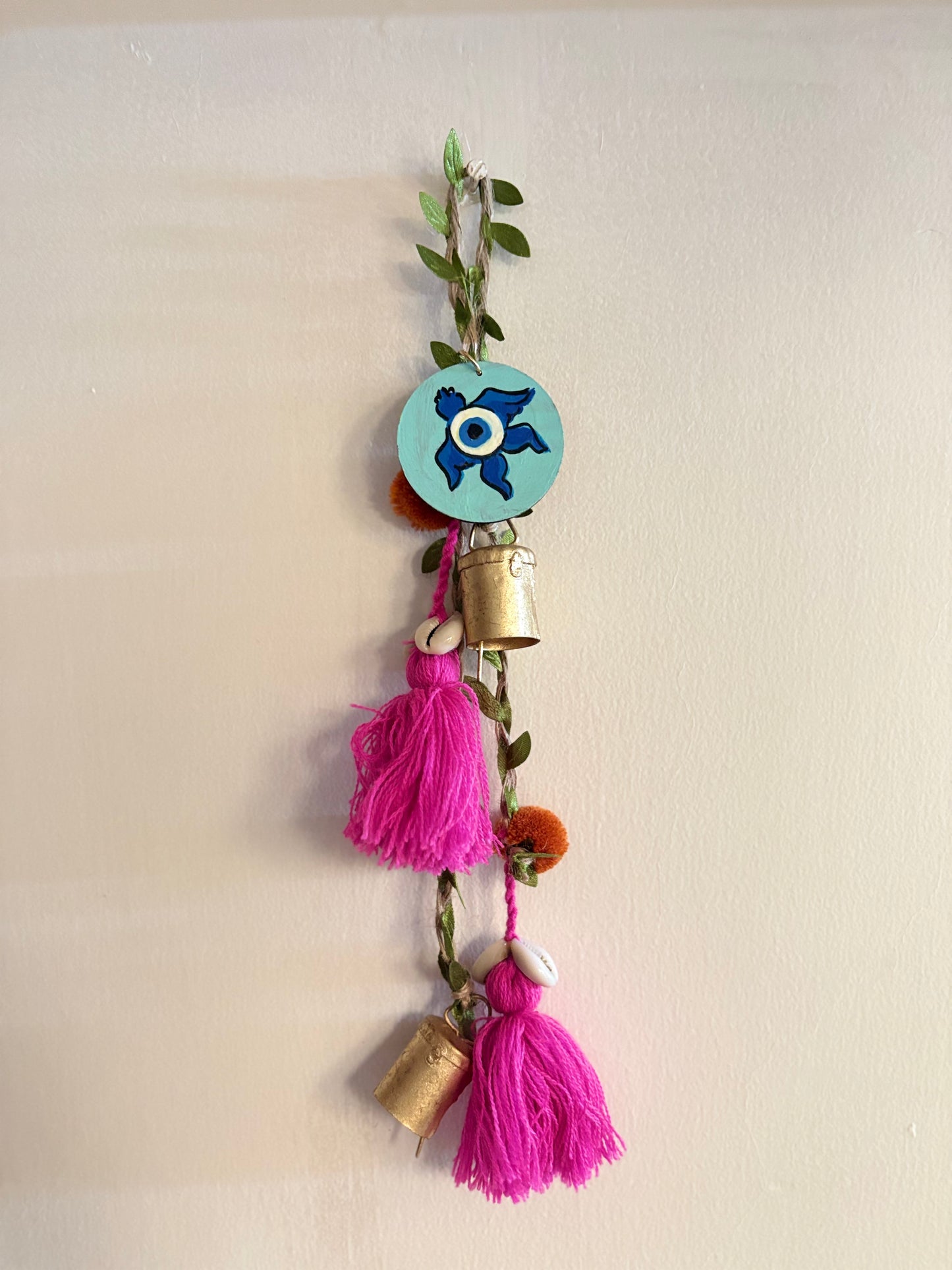 Tortoise Evil Eye Door Charm