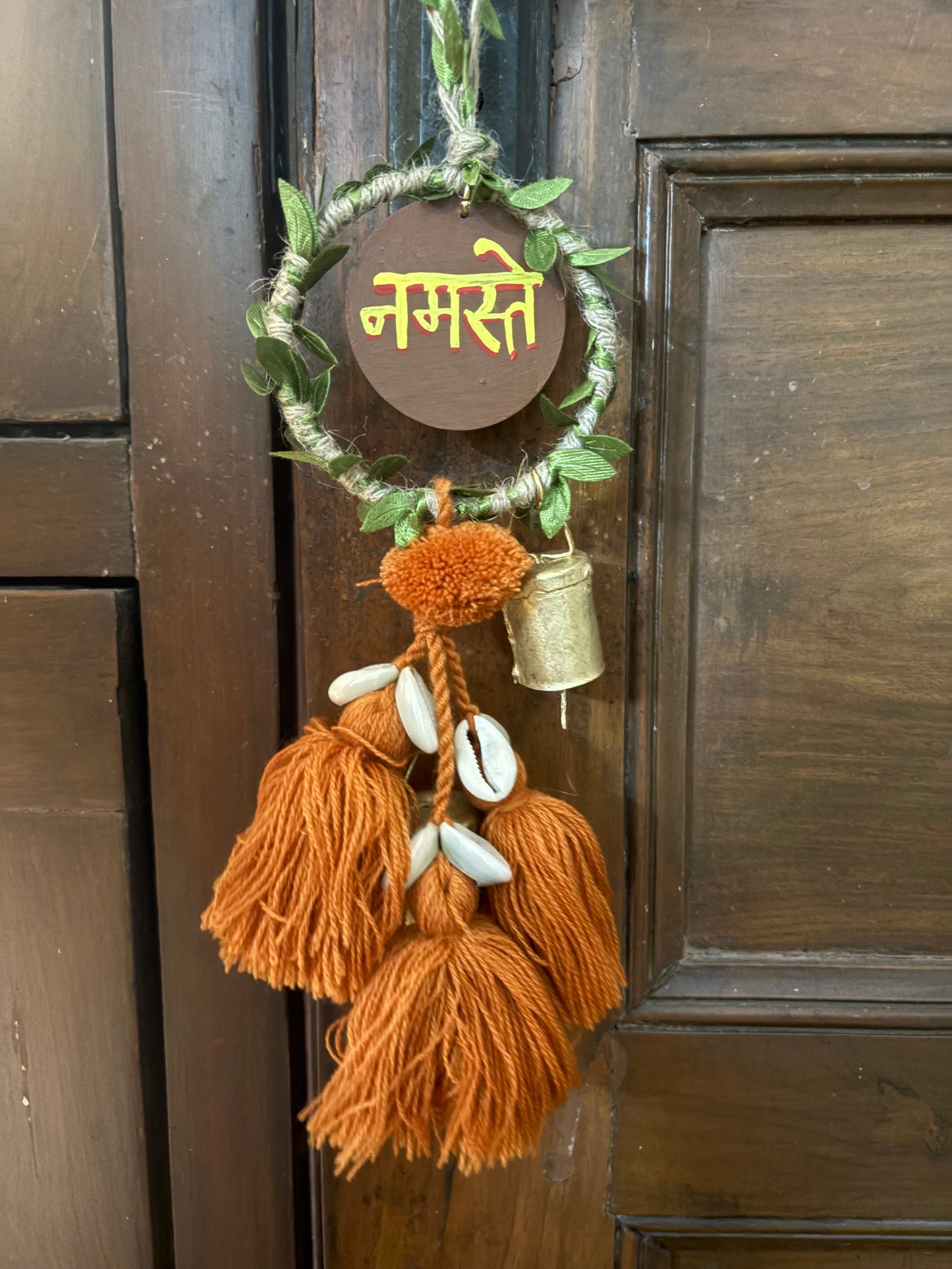 Namaste Door Charm (Orange)