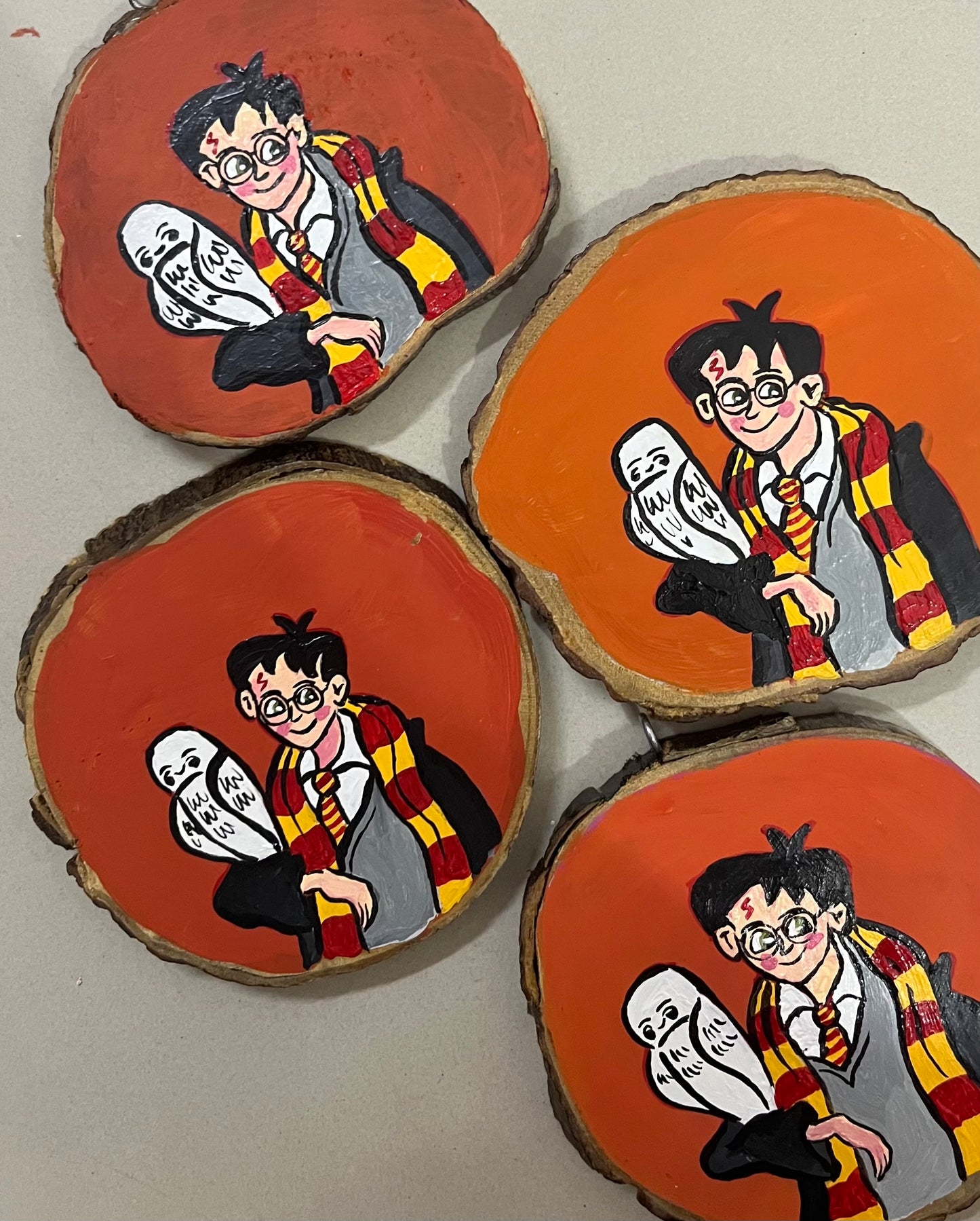 Harry Potter Magnet (Orange)