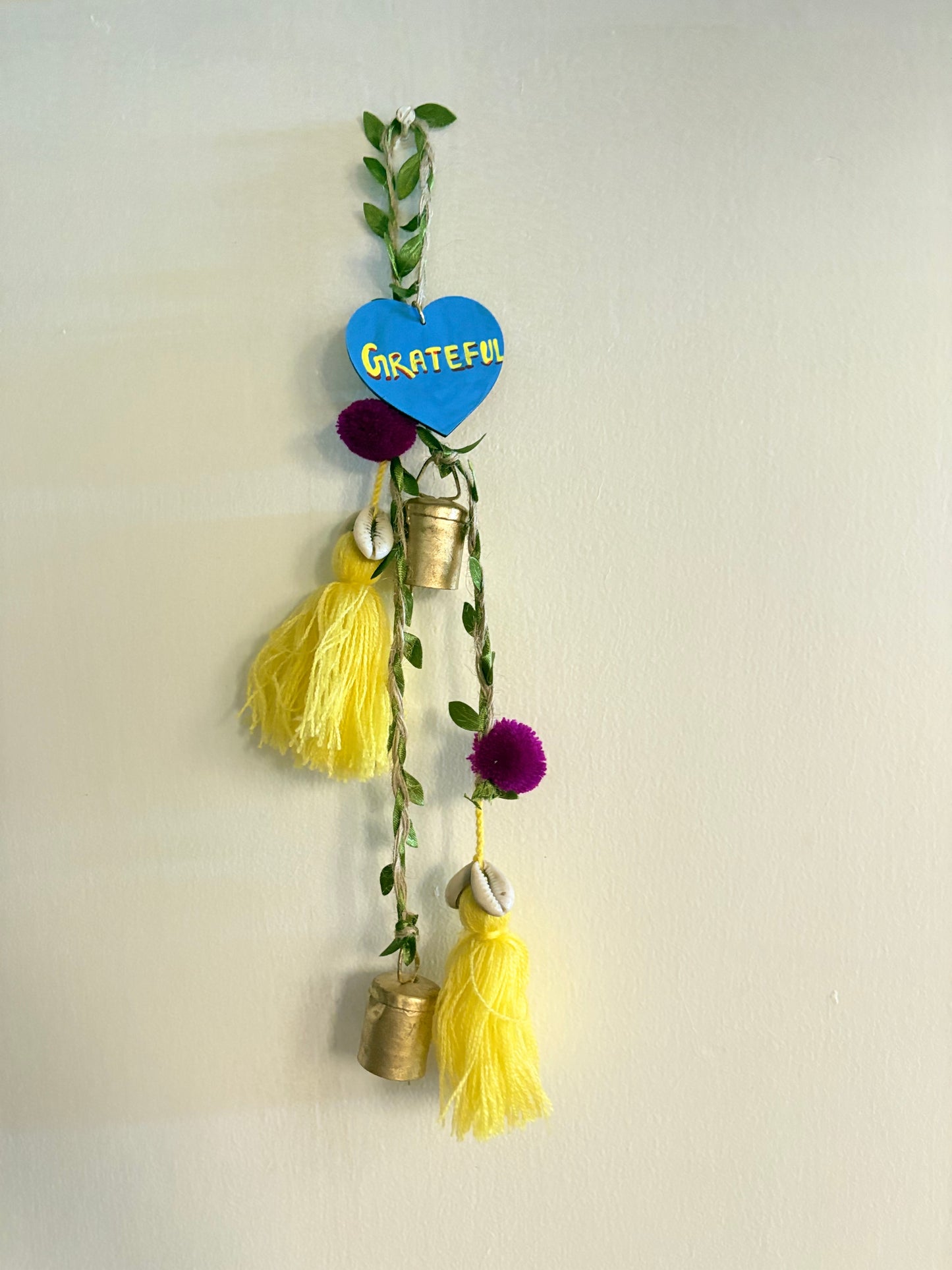 Grateful Door Charm (Heart)