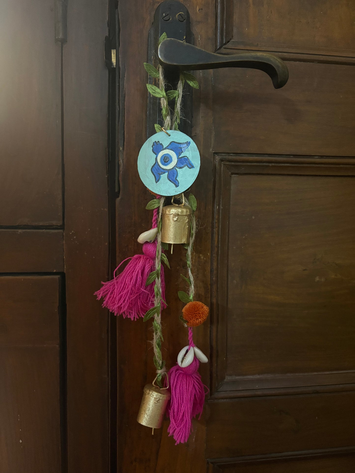 Tortoise Evil Eye Door Charm