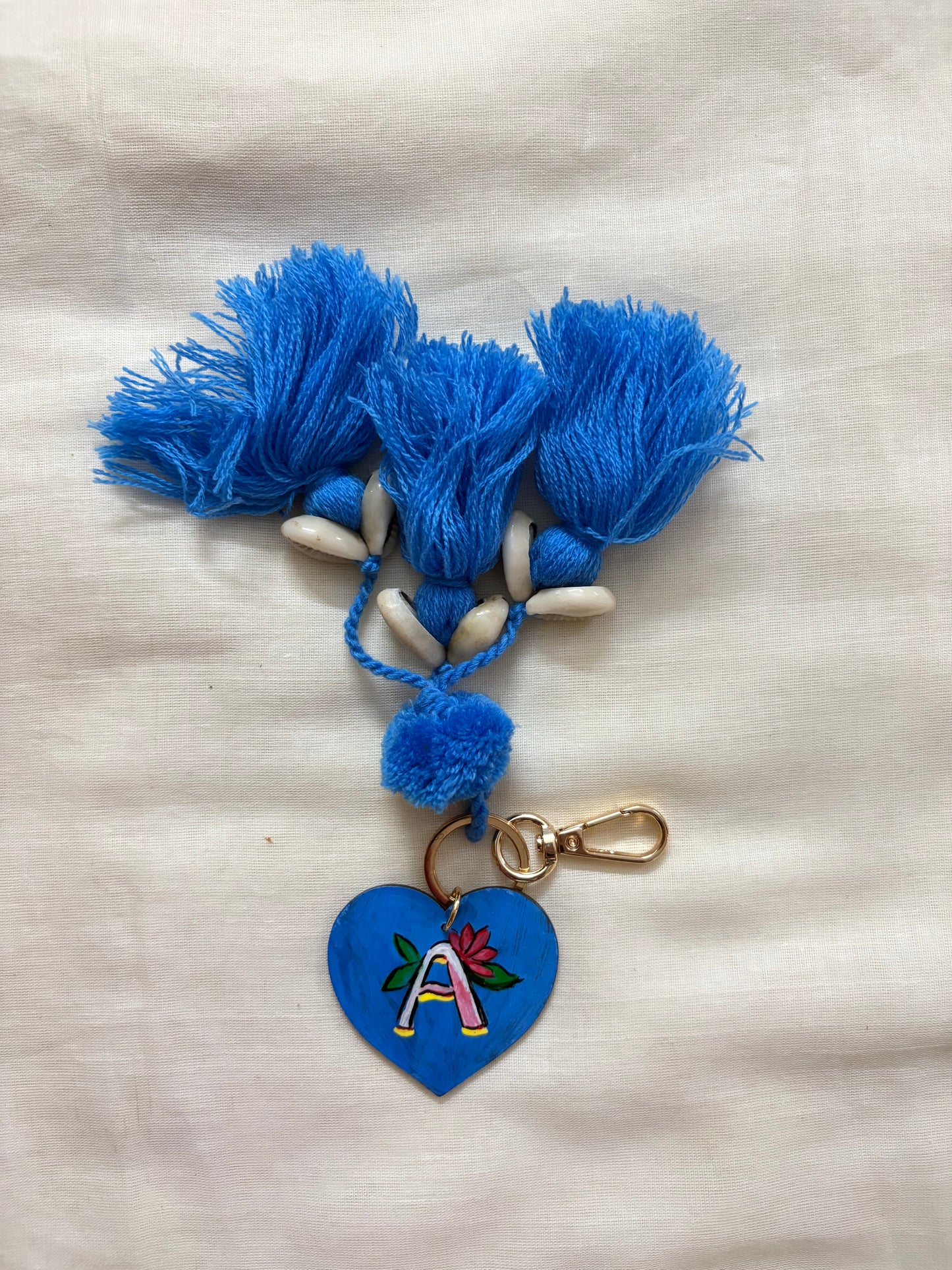 A Initial Bag Charm