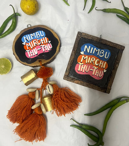 Nimbu Mirchi Thu Thu Door Charms Combo