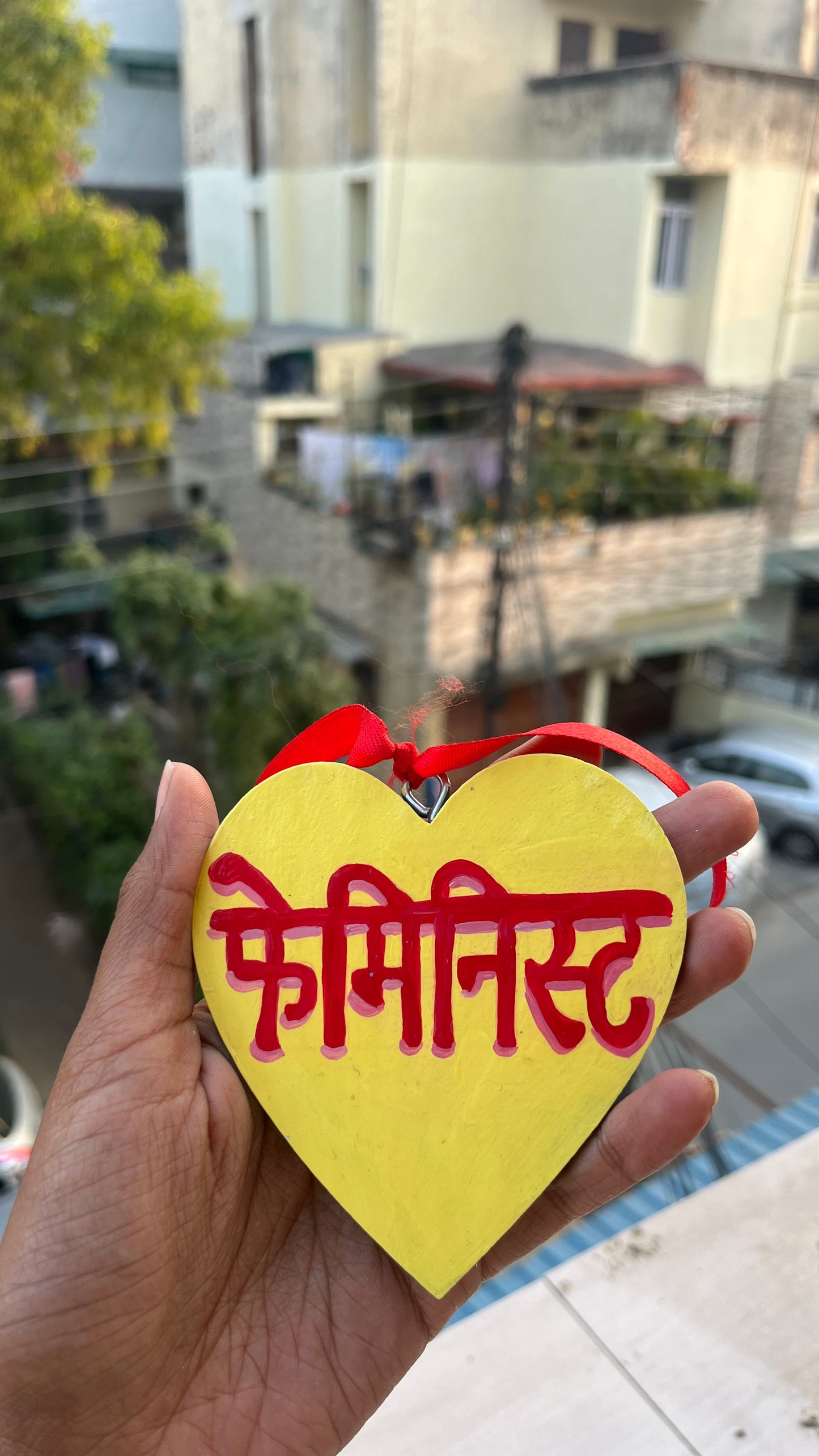 Feminist Heart Wall Hanging