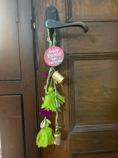 Good Things Are Coming Door Charm