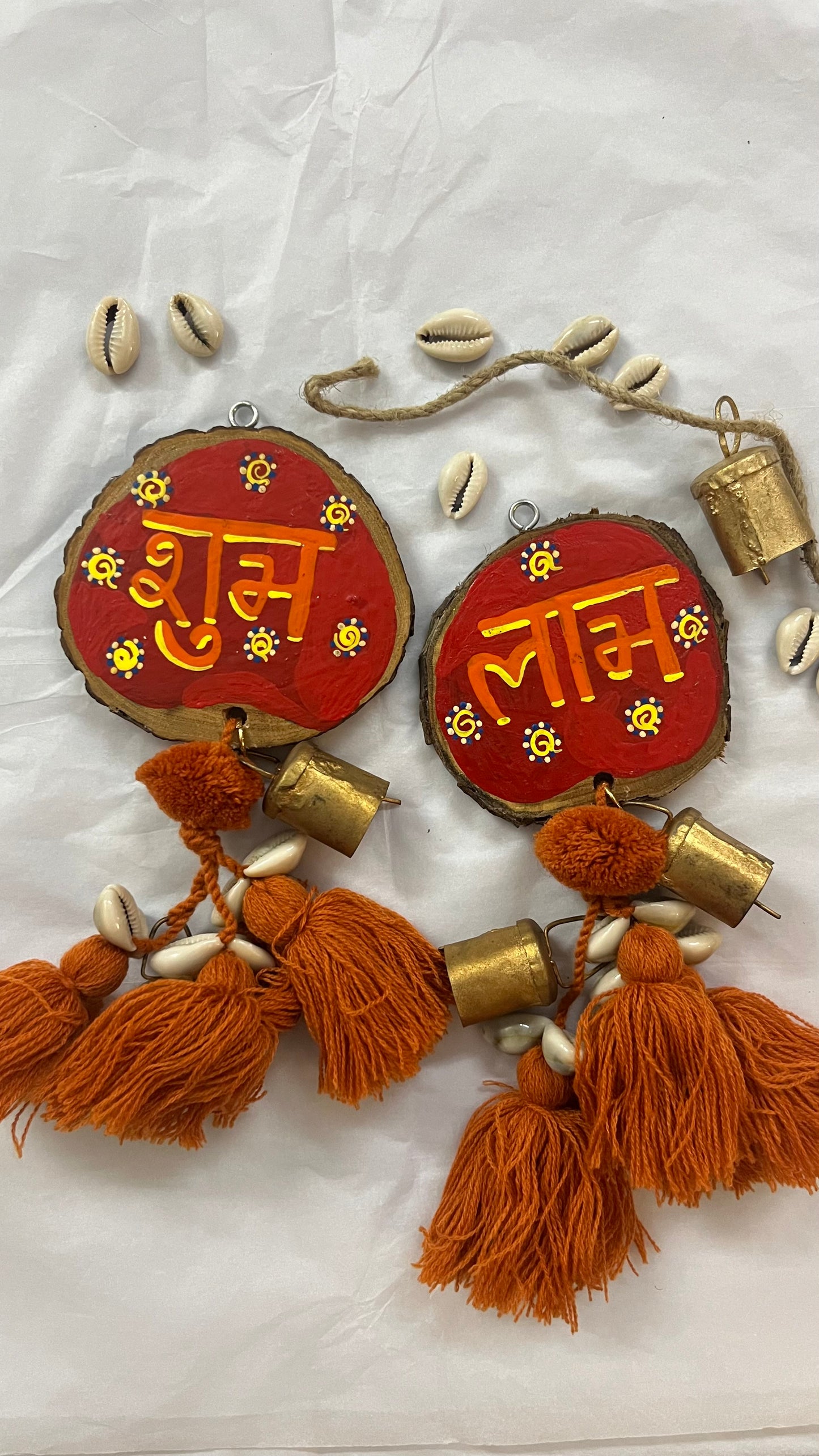 Subh & Laabh Door Charms (with Bells & Tassels)