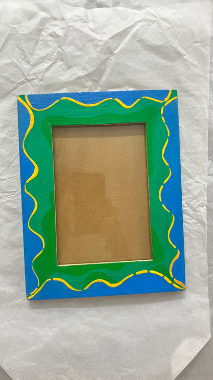 Blue Green Photo Frame