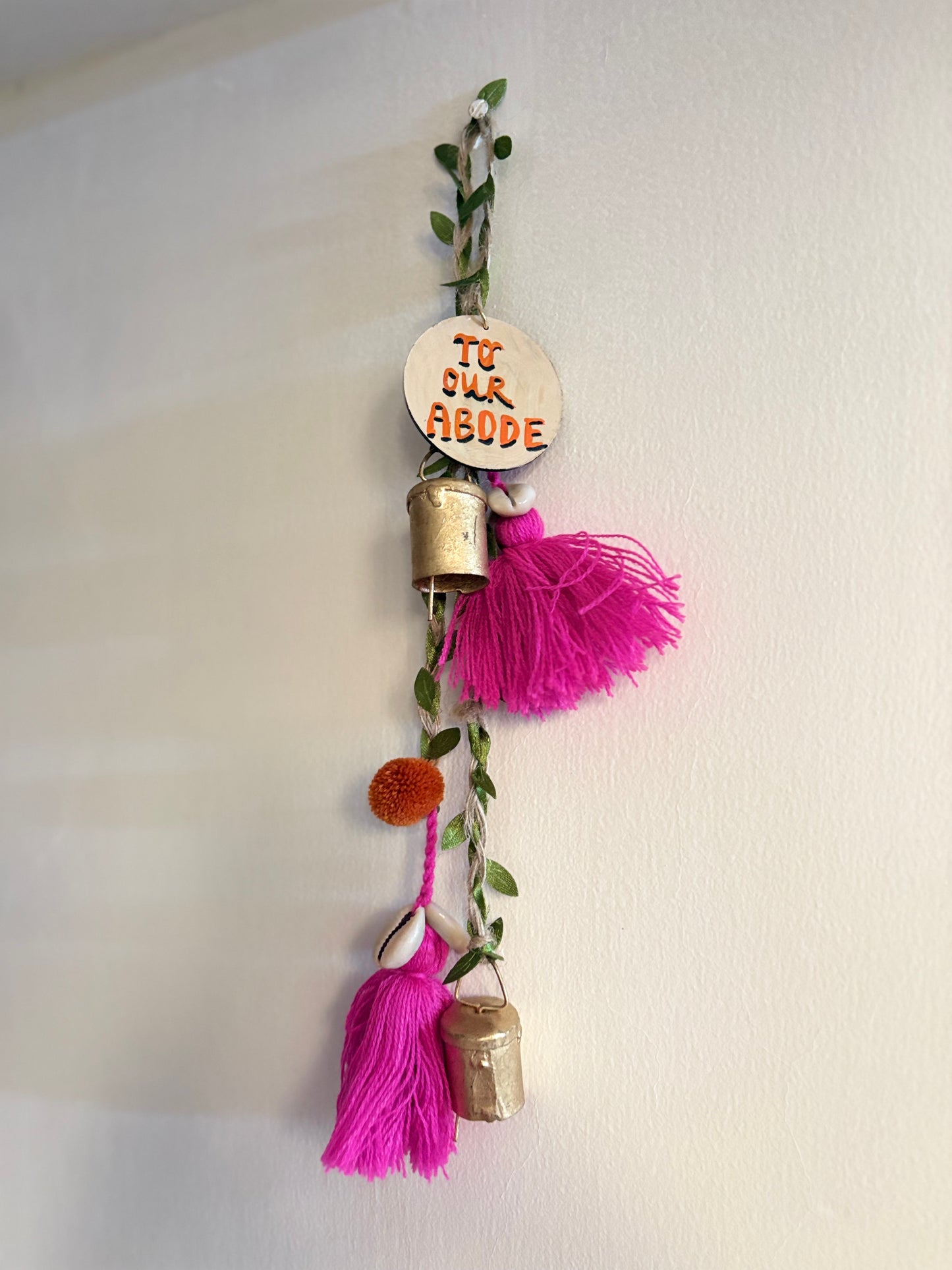 To Our Abode Door Charm