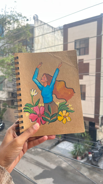 Free Soul Hand Painted Journal