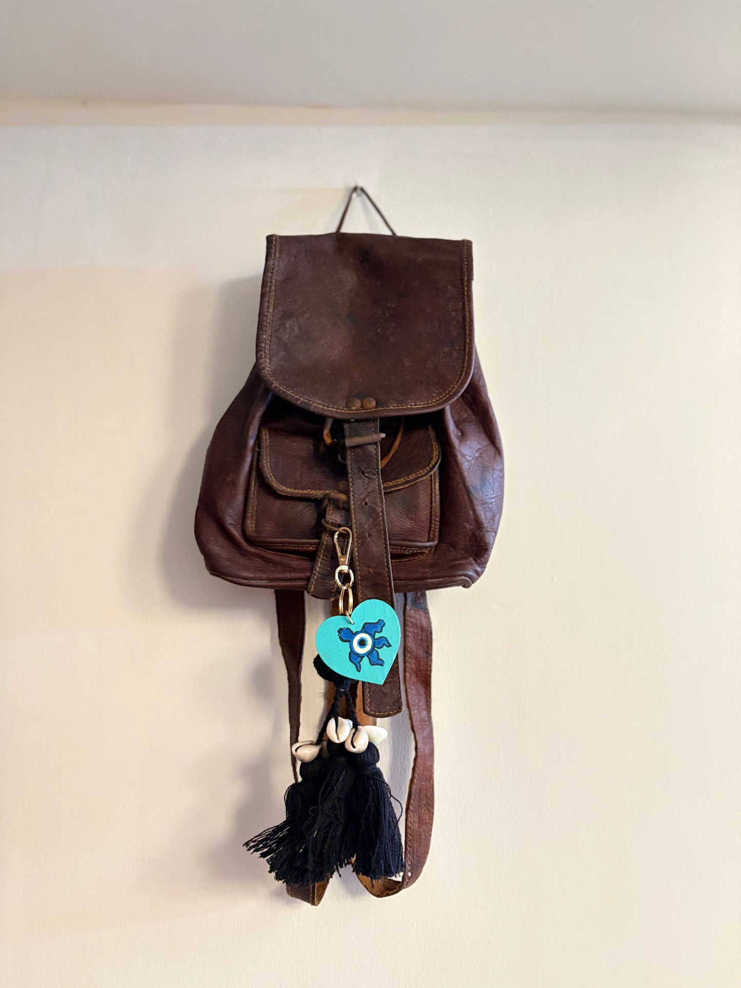 Tortoise Evil Eye Bag Charm