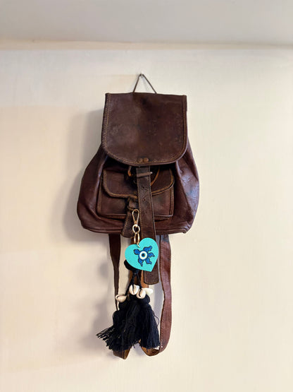 Tortoise Evil Eye Bag Charm