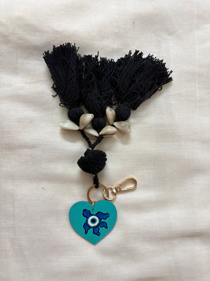 Tortoise Evil Eye Bag Charm
