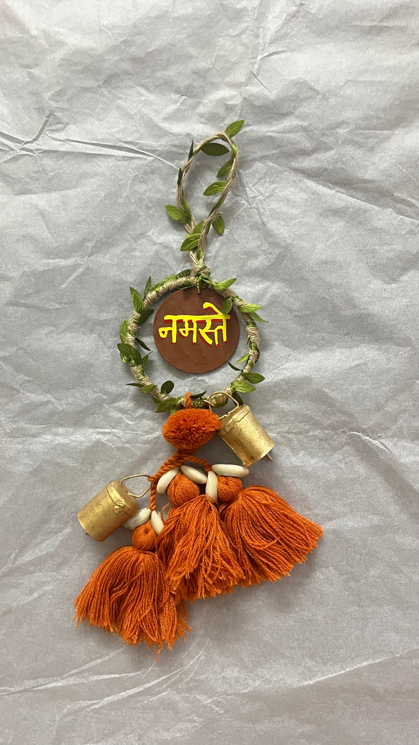 Namaste Door Charm (Orange)