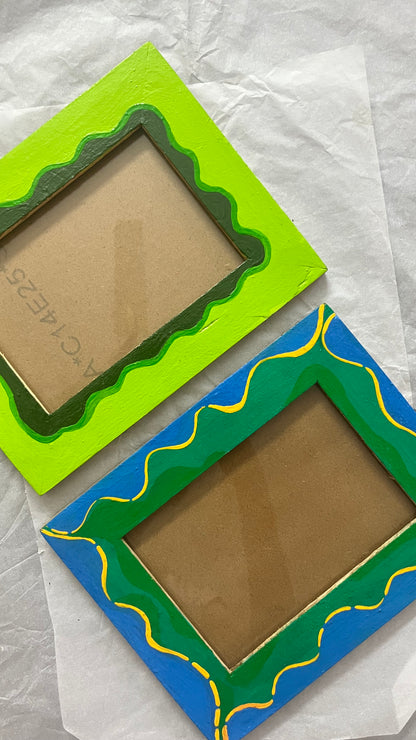 Blue Green Photo Frame