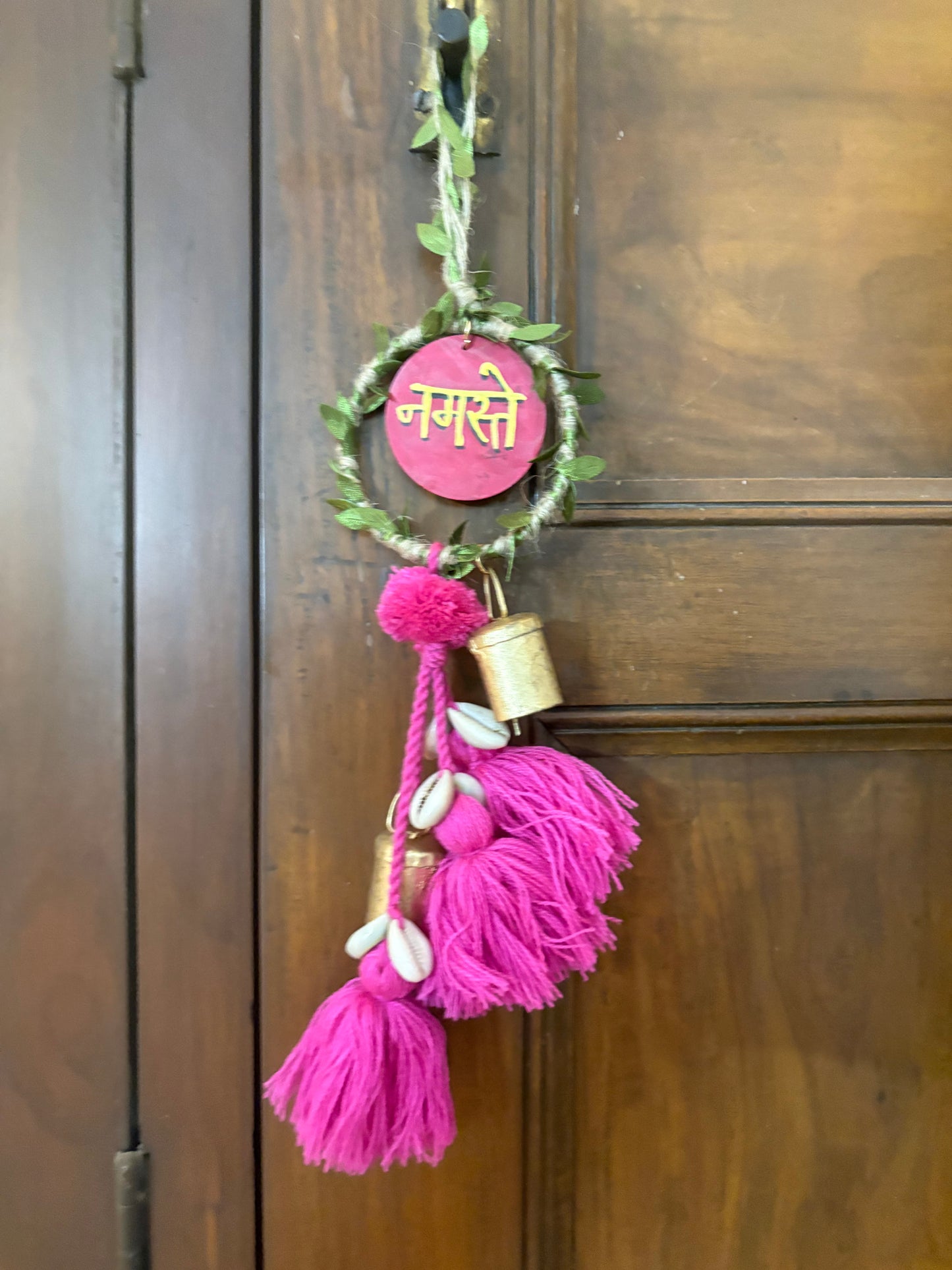 Namaste Door Charm (Pink)