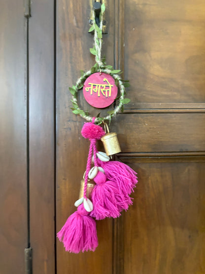 Namaste Door Charm (Pink)