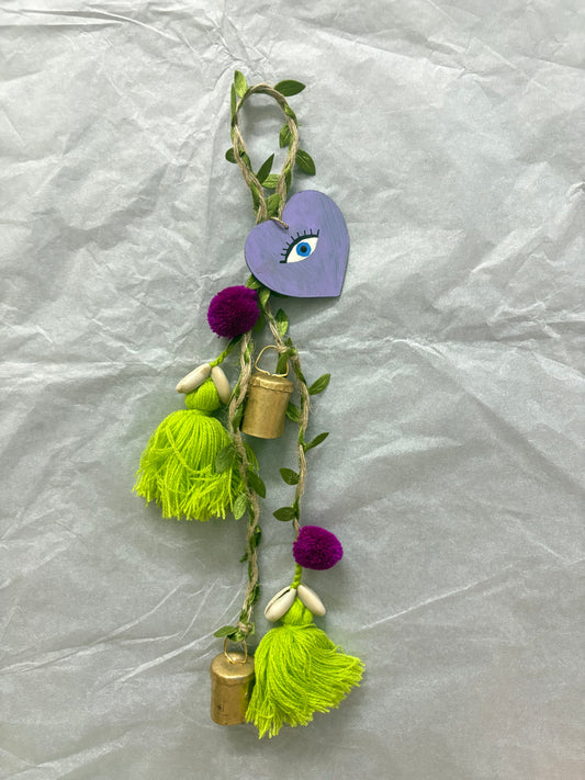 Evil Eye Door Charm (Lavender)