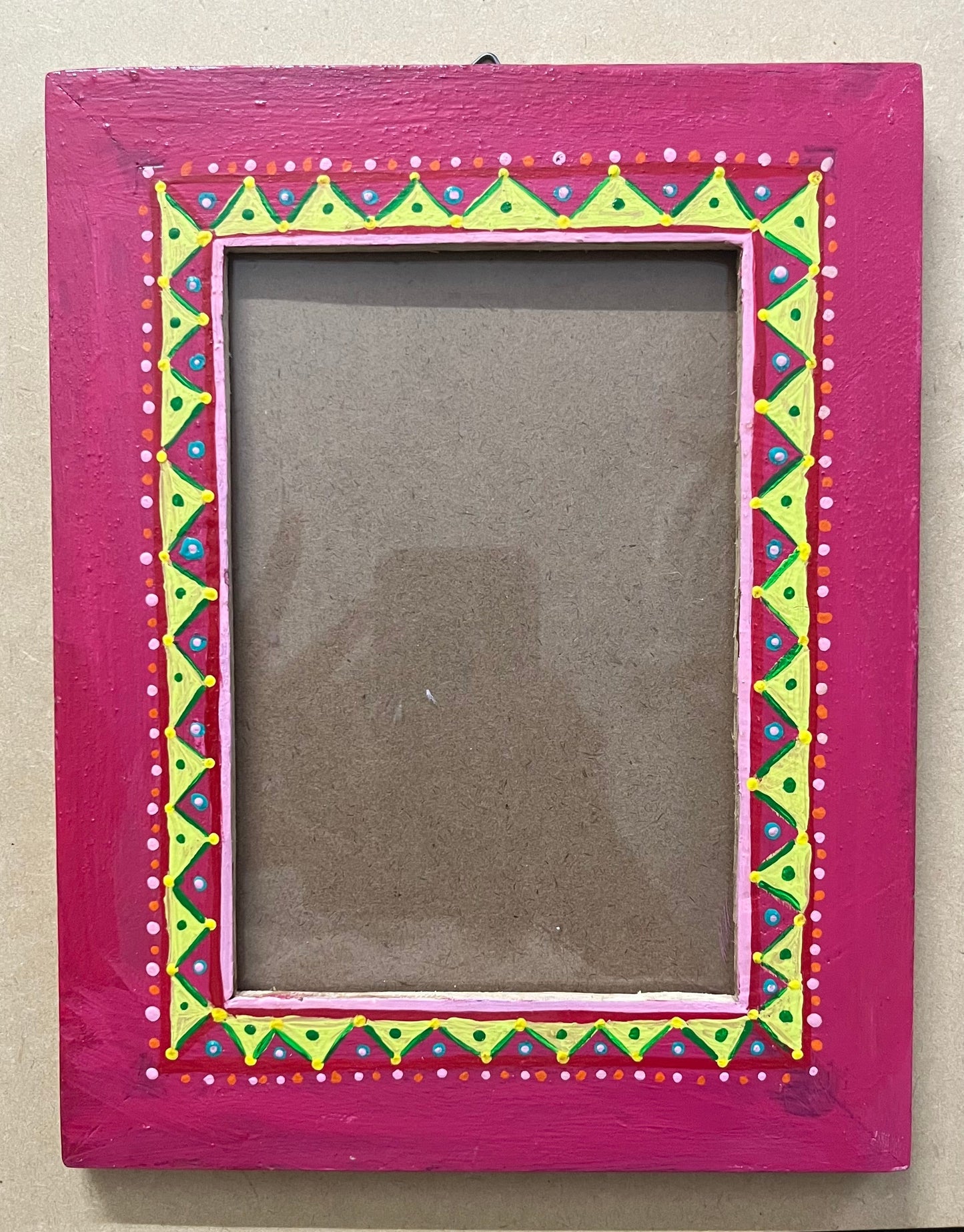 Red Floral Photo Frame