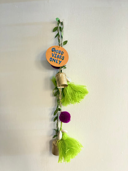 Good Vibes Only Door Charm