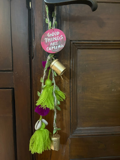 Good Things Are Coming Door Charm