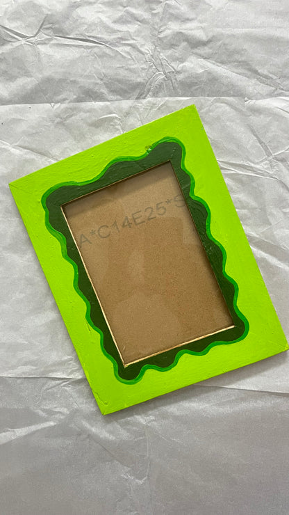 Light Green Abstract Photo Frame