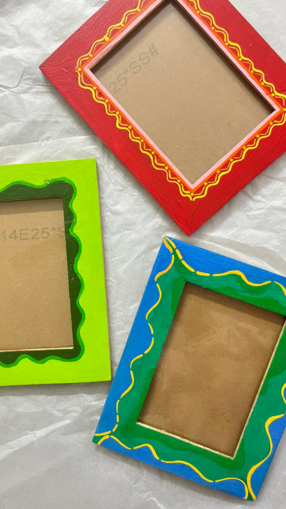 Blue Green Photo Frame