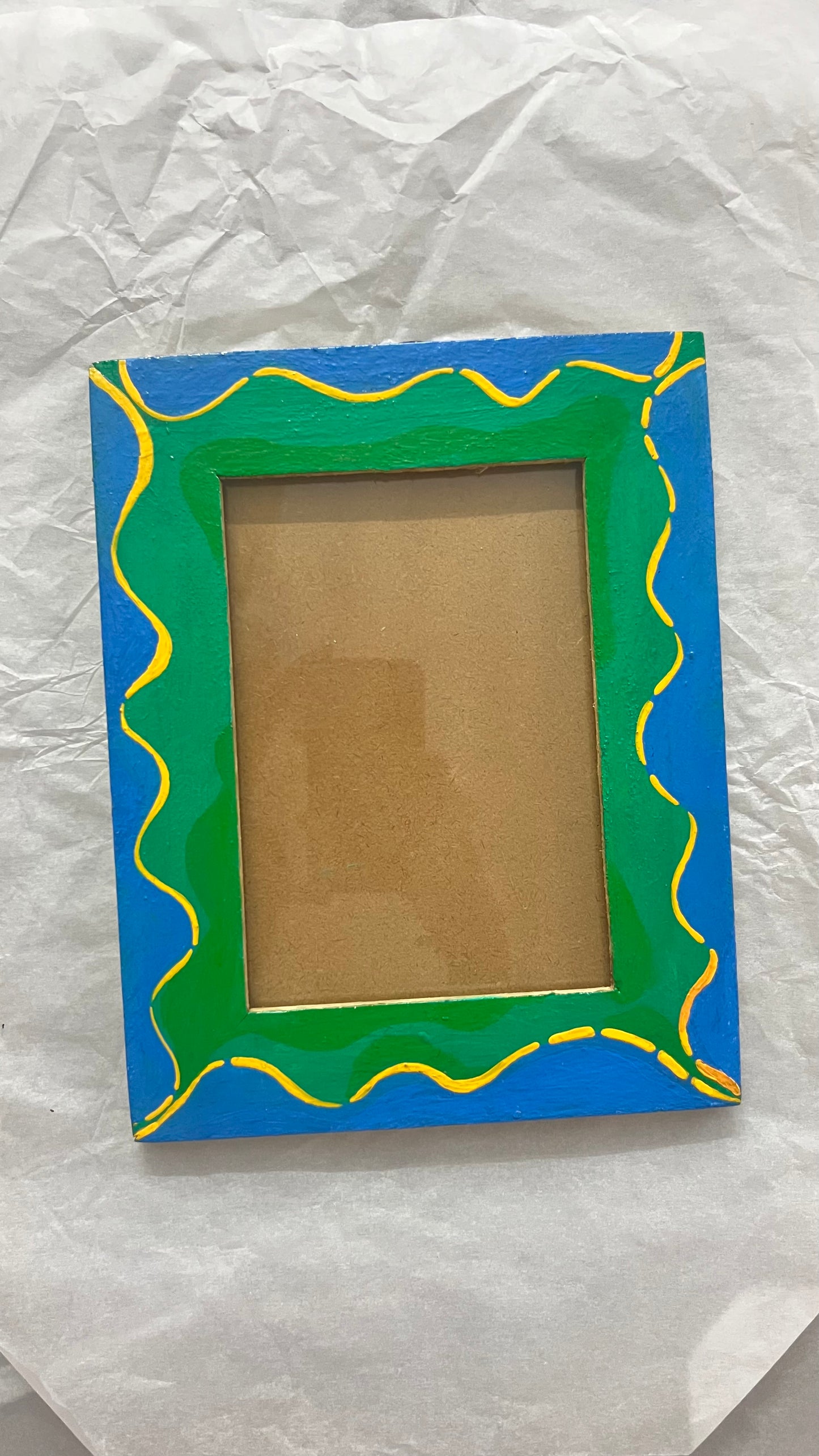 Blue Green Photo Frame