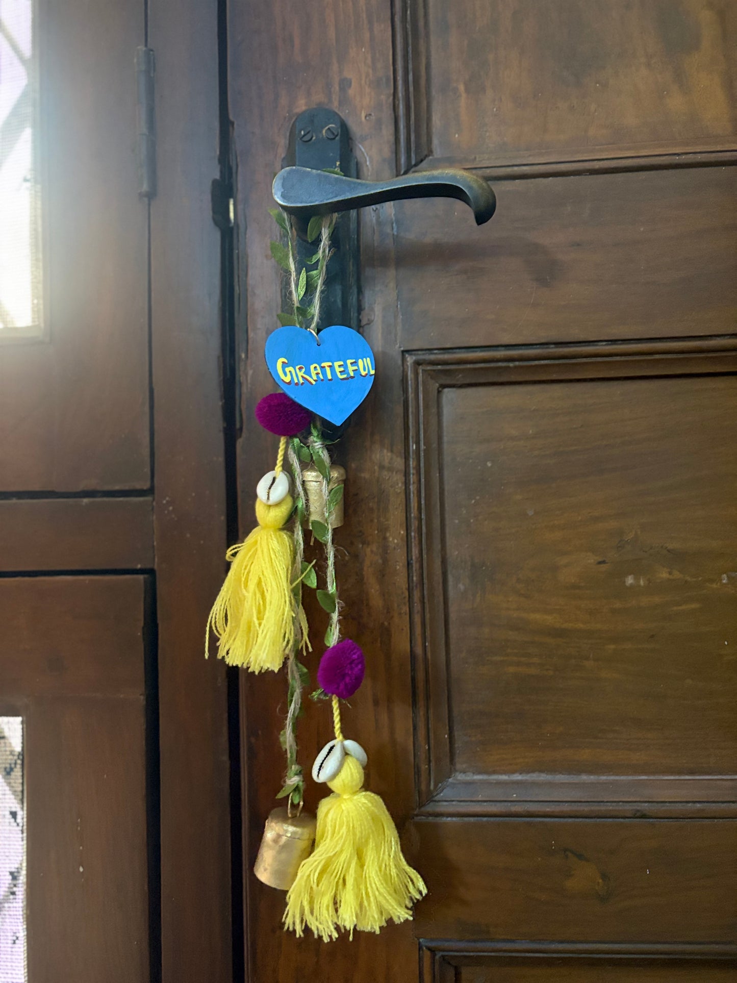 Grateful Door Charm (Heart)