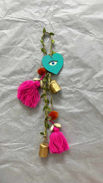 Evil Eye Door Charm (Sea Blue)