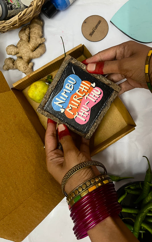 Nimbu Mirchi Thu Thu Wall Hanging