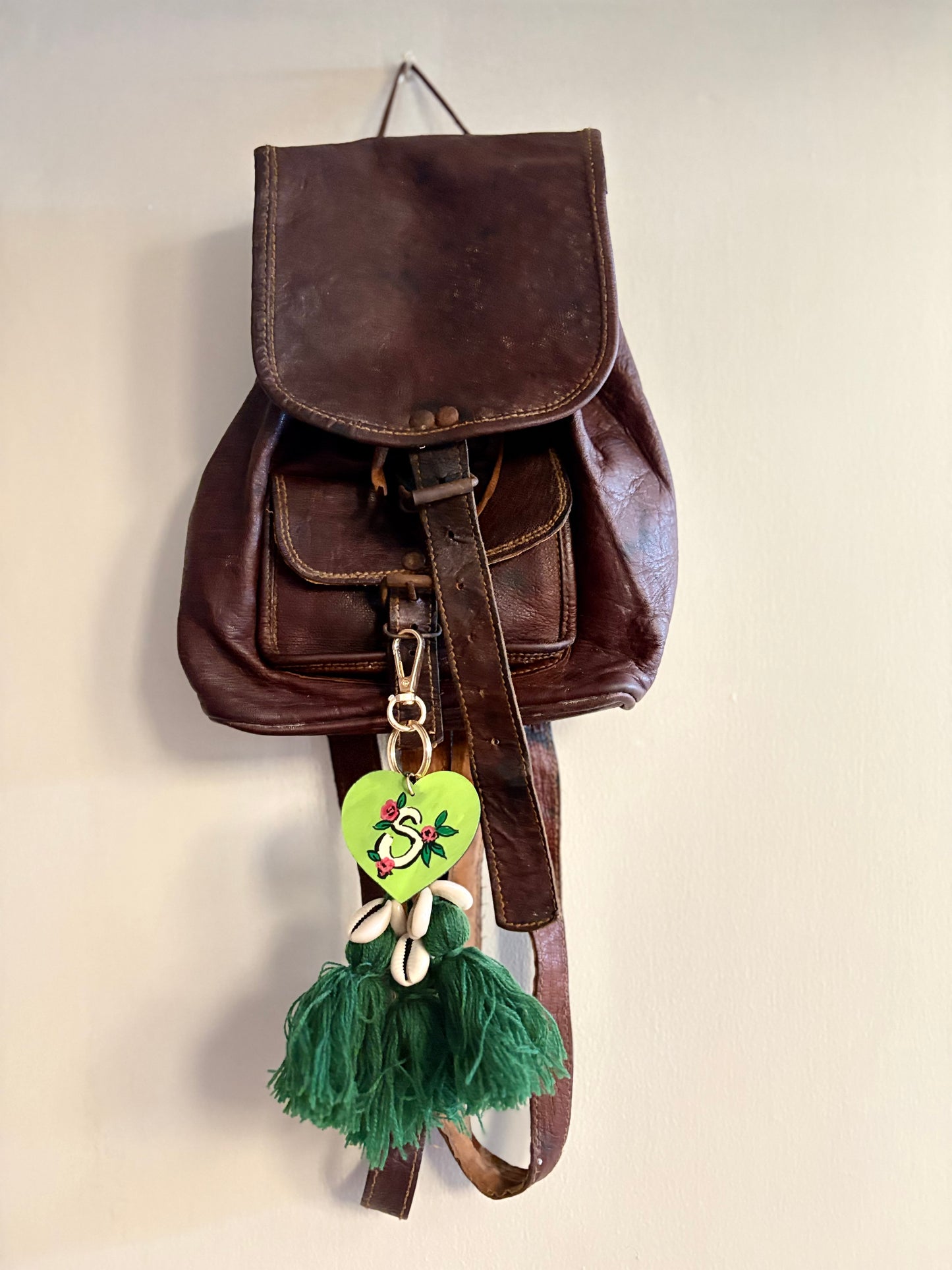 S Initial Bag Charm