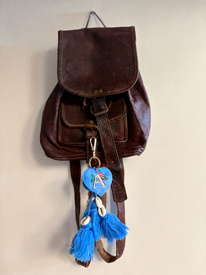 A Initial Bag Charm