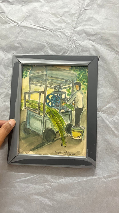 Sugarcane Live Hand Painted Frame
