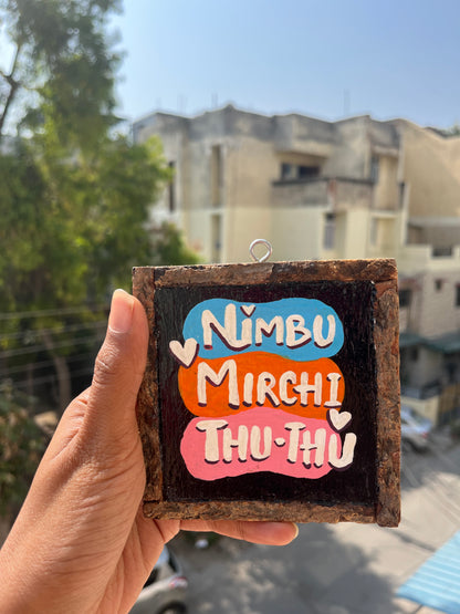 Nimbu Mirchi Thu Thu Wall Hanging