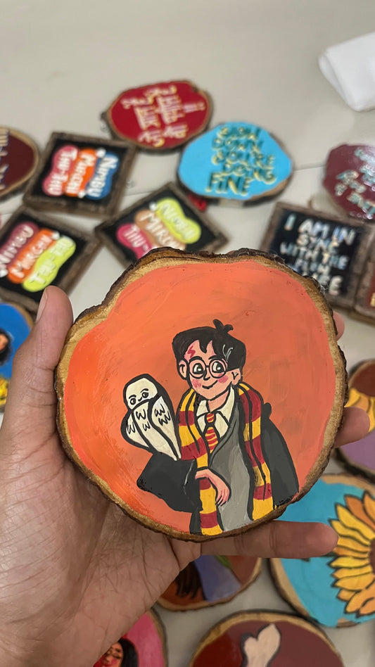 Harry Potter Magnet (Orange)