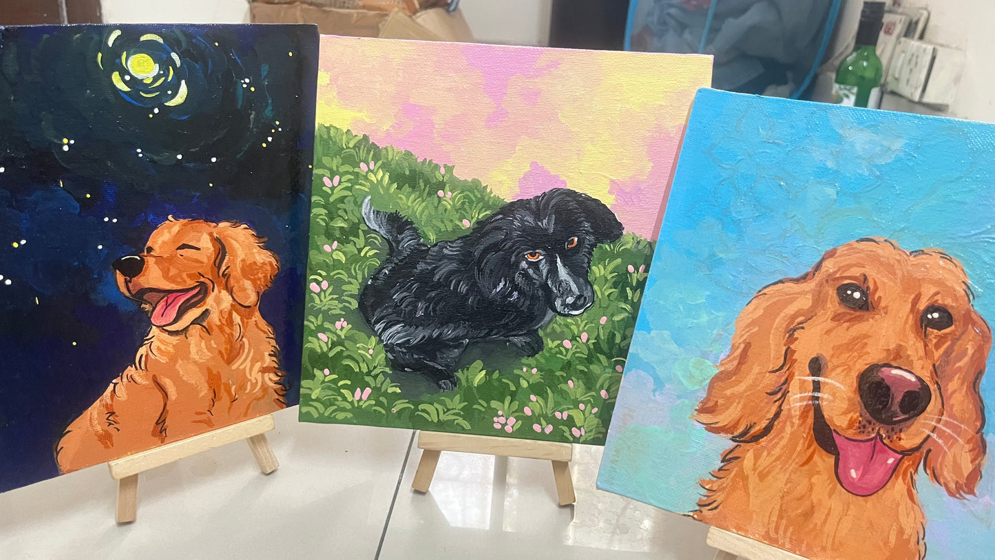 Pet Photo Customised - Canvas