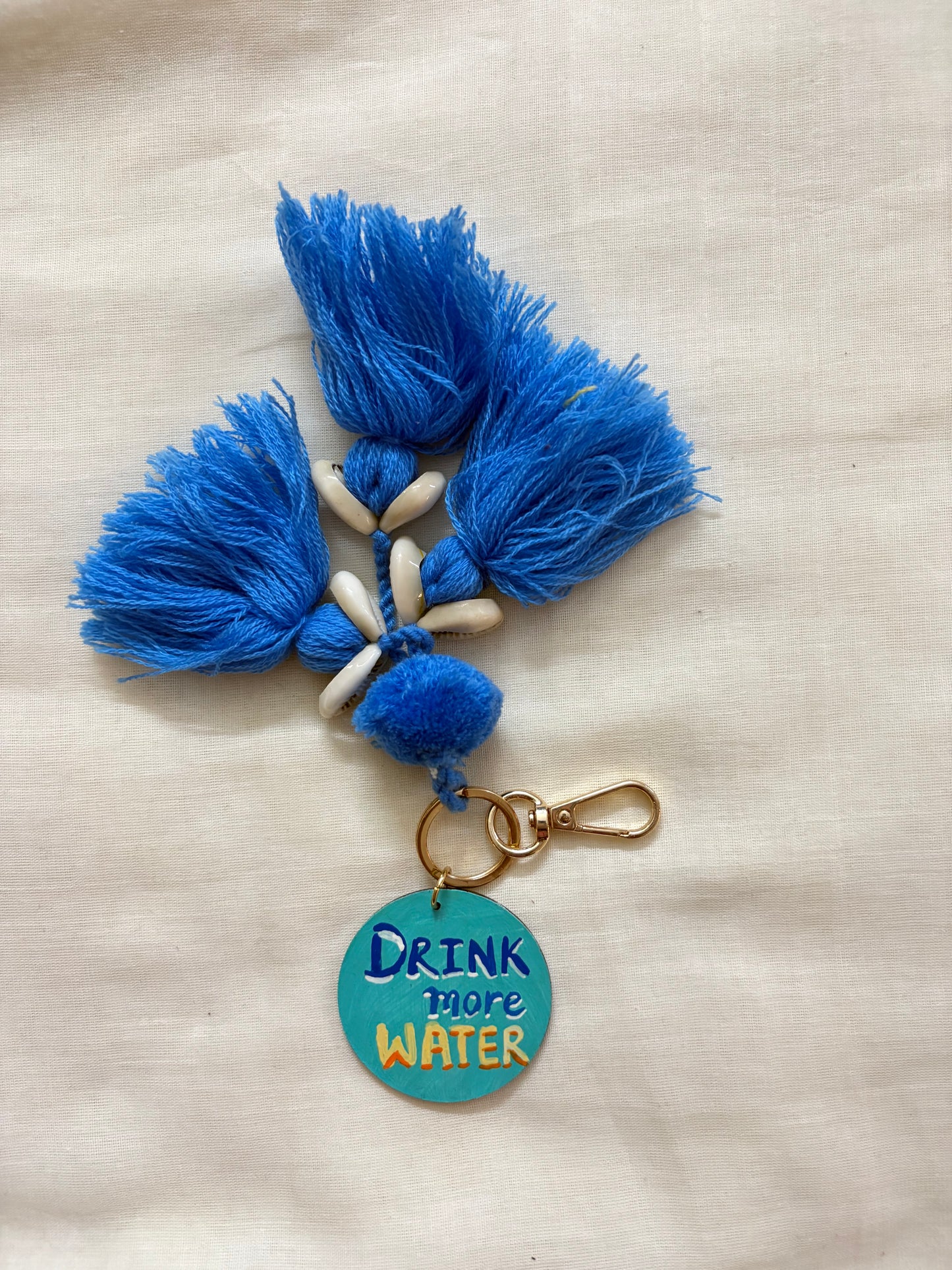 Drink More Water Bag Charm