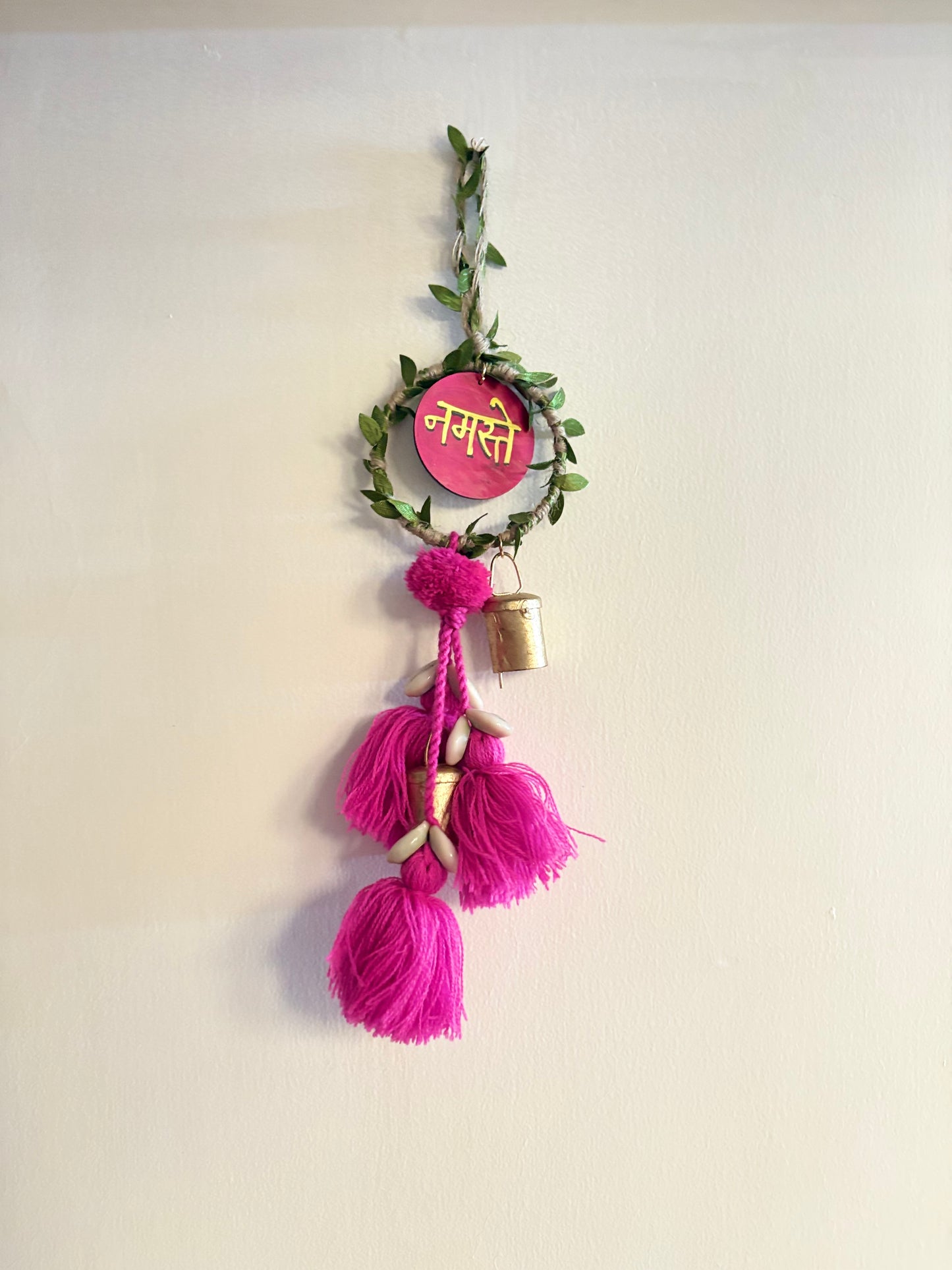 Namaste Door Charm (Pink)