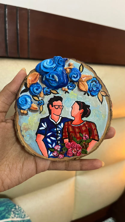 Wooden Coaster Customized 3D