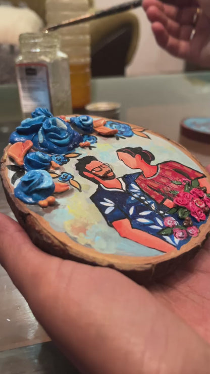 Wooden Coaster Customized 3D