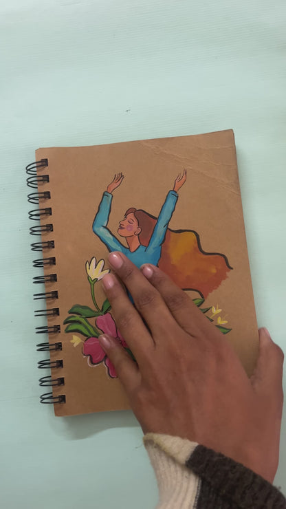 Free Soul Hand Painted Journal